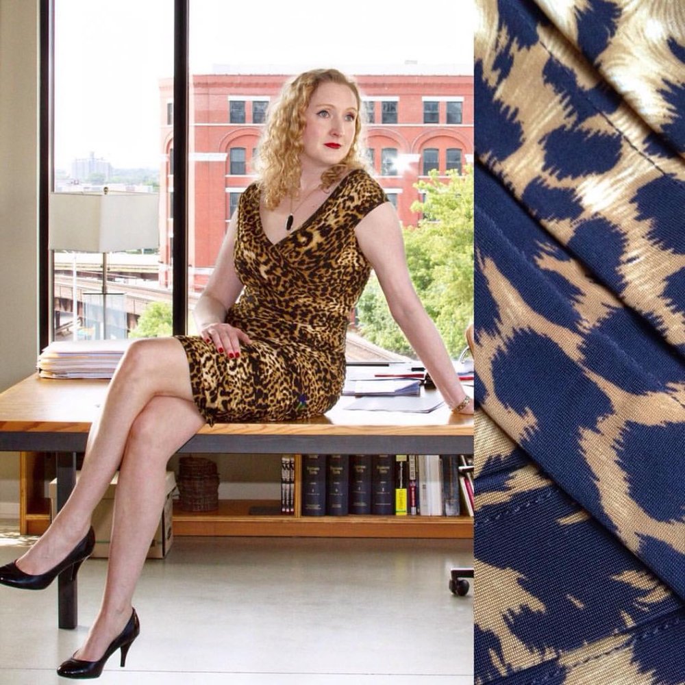 Tadashi Shoji Leopard Print Dress